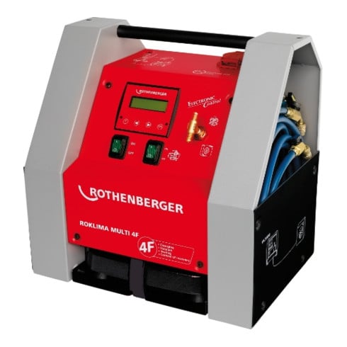 Rothenberger Dispositivo di manutenzione ROKLIMA® MULTI 4F, pressione 0,01 mbar, capacità di aspirazione 42 l/min