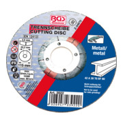 Disque à couper pour métal Ø 115 x 2,5 x 22,2 mm type 42 BGS