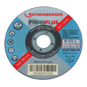 Disque à découper Rothenberger INOX PROFI Plus, 115x1, en étain (contenu 10 pcs.)