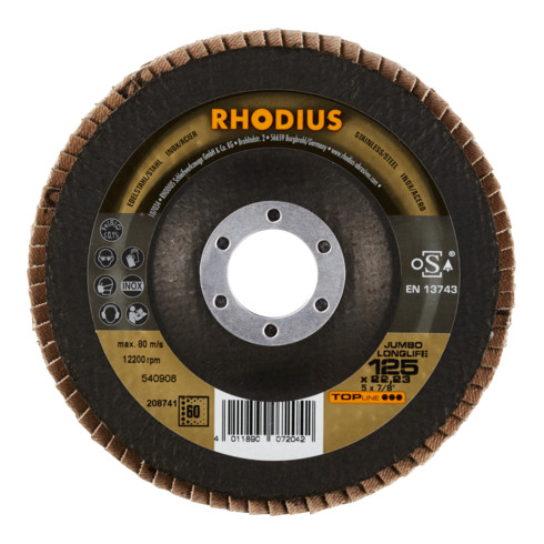 RHODIUS TOPline JUMBO LONGLIFE EXTENDED disque à rabat