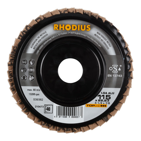 RHODIUS TOPline LGA ALU PACK disque à rabat