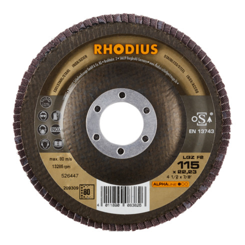 Disque à lamelles RHODIUS ALPHAline LGZ F2