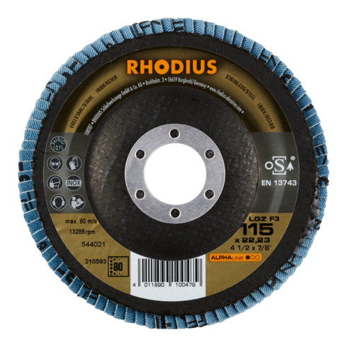 Disque à lamelles RHODIUS ALPHAline LGZ F3