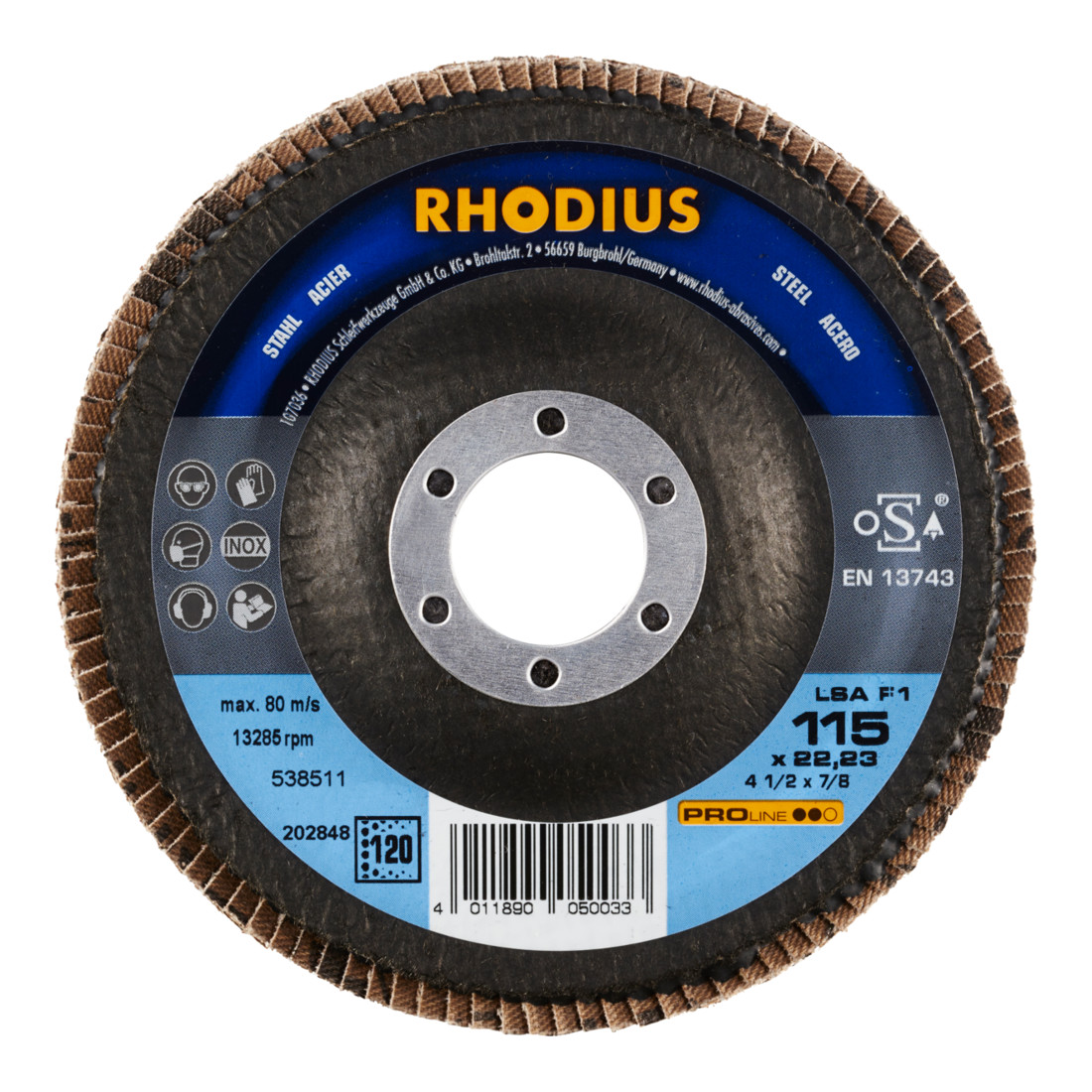 RHODIUS PROline LSA F1 disque à lamelles