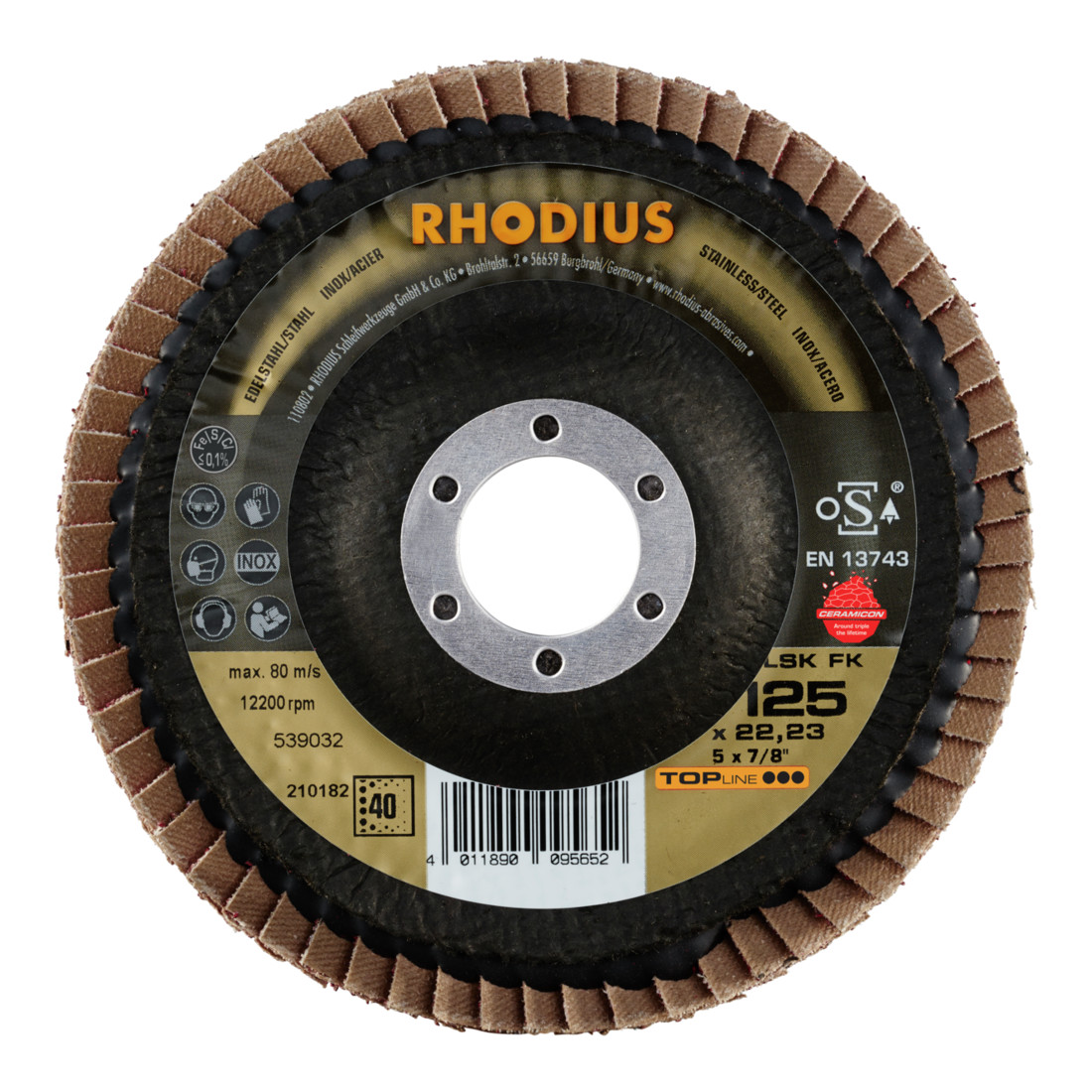 RHODIUS TOPline LSK FK Disque à lamelles angulaires
