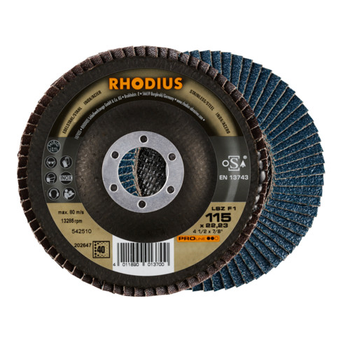 RHODIUS PROline LSZ F1 disque à lamelles