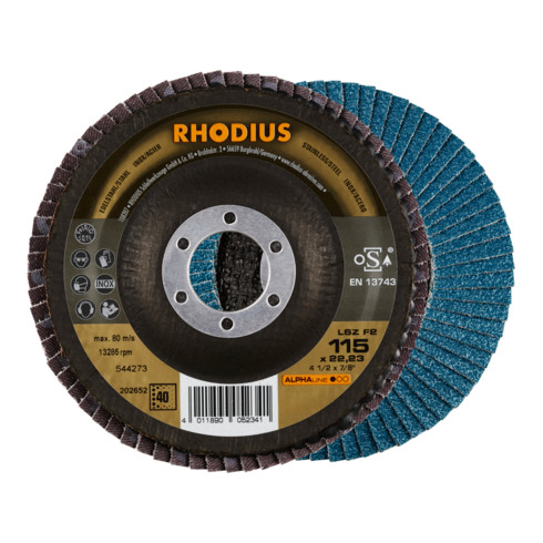 Disque à lamelles RHODIUS ALPHAline LSZ F2