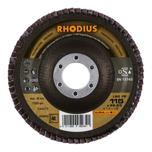 Disque à lamelles RHODIUS ALPHAline LSZ F2
