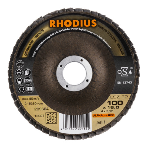 Disque à lamelles RHODIUS ALPHAline LSZ F2