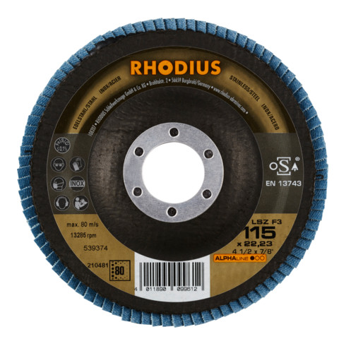 RHODIUS ALPHAline LSZ F3 Pack disques à lamelles