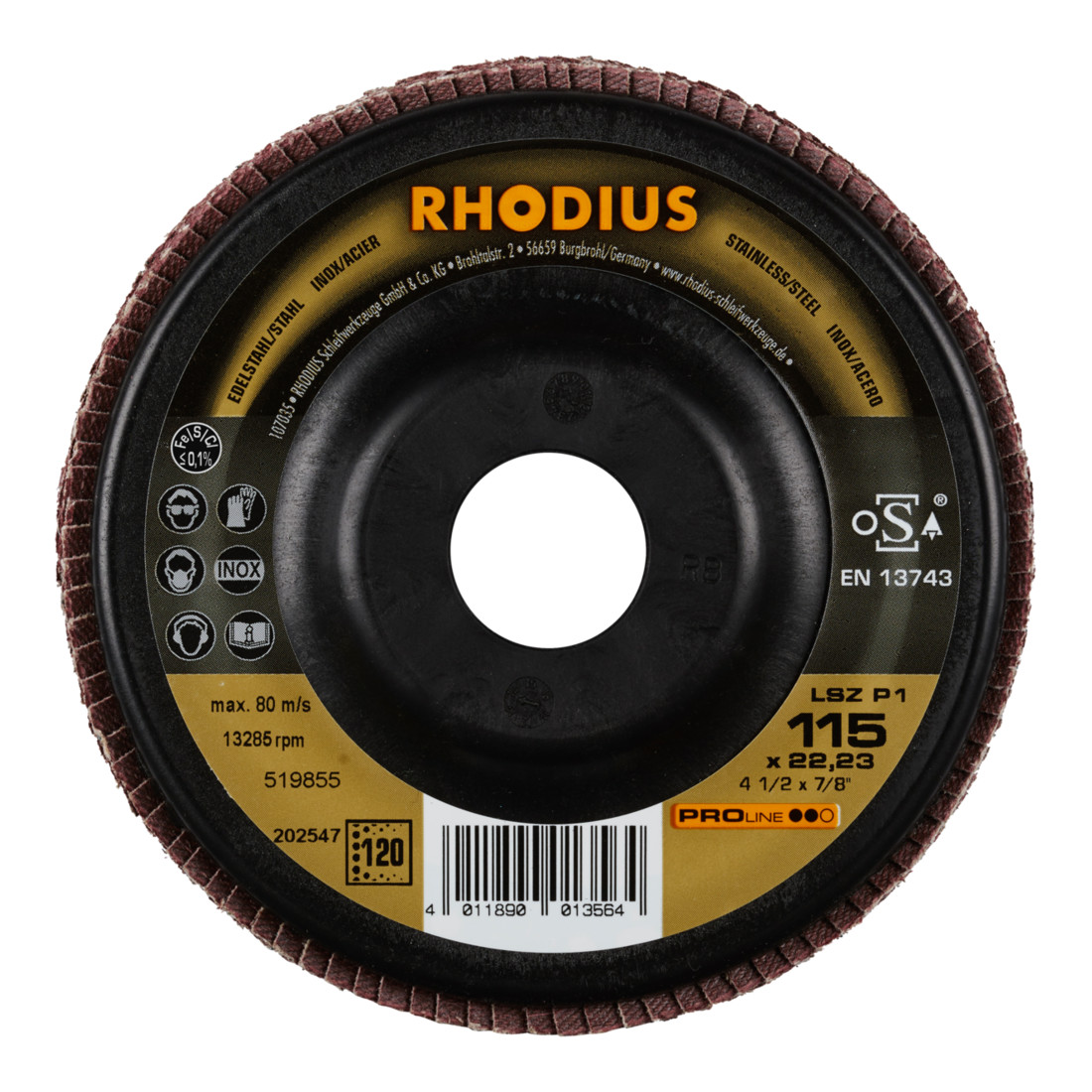 RHODIUS PROline LSZ P1 disque à lamelles