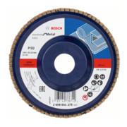 Disque à rabat Bosch X431 Norme pour le métal, support en plastique