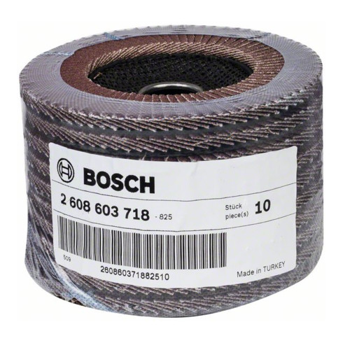 Disque à lamelles Bosch X431 Standard pour métal, droit, 125 mm, 80, tissu de verre