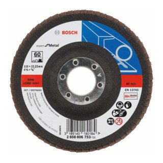Bosch disque à rabat coudé X551 Expert pour Métal, tissu de verre