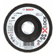 Disque à rabat Bosch X571 Best for Metal, coudé, Fibre