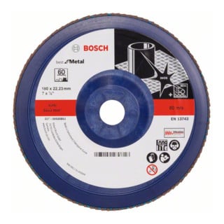 Disque à lamelles Bosch X571, Best for Metal, droit, 180 x 22,23 mm, 60, art.