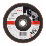 Disque à lamelles Bosch X571, pour métal, coudé, 180 x 22,23 mm, 80, verre-1