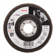 Disque à rabat Bosch X581 Best for Inox, droit