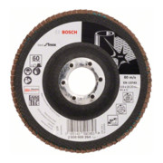 Disque à rabat Bosch X581 Best for Inox, coudé
