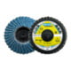 Disque à lamelles Klingspor MST 624 grain 60 50 mm bombé Quick Roll Connect-1