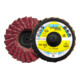 Disque à lamelles Klingspor MST 924 grain 36 75 mm bombé Quick Roll Connect-1