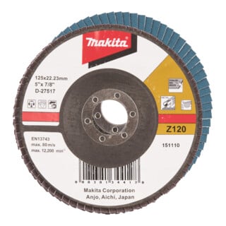 Makita Disque abrasif en éventail Z80 (D-28391)