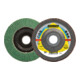Disque à lamelles multiliant céramique Klingspor SMT 976, 115 x 22,23 mm grain 40 bombé-1
