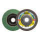 Disque à lamelles multiliant céramique Klingspor SMT 976, 115 x 22,23 mm grain 80 bombé-1