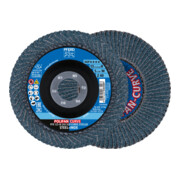Disque à lamelles PFERD POLIFAN PFR 125-M Z40 SGP CURVE STEELOX (2)-1