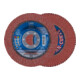 Disque à lamelles PFERD pour aluminium, courbe Polifan (A) 115X16 mm