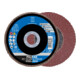 Disque à lamelles POLIFAN® A SG STEELOX D. 125 mm granul. A-40 conique acier/boi-1