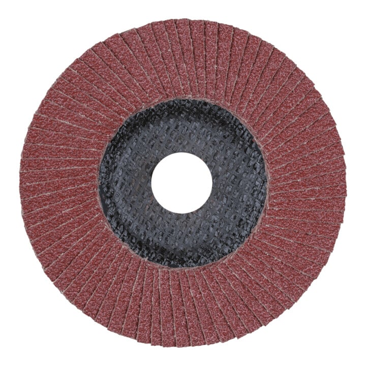 Disque à lamelles POLIFAN® A SG STEELOX D. 125 mm granul. A-60 plat acier/bois c