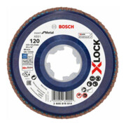 Disque à lamelles X-LOCK X551 Bosch, Expert for Metal, K : 120, 115 mm