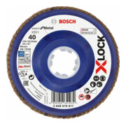 Disque à lamelles X-LOCK X551 Bosch, Expert for Metal, K : 40, 115 mm
