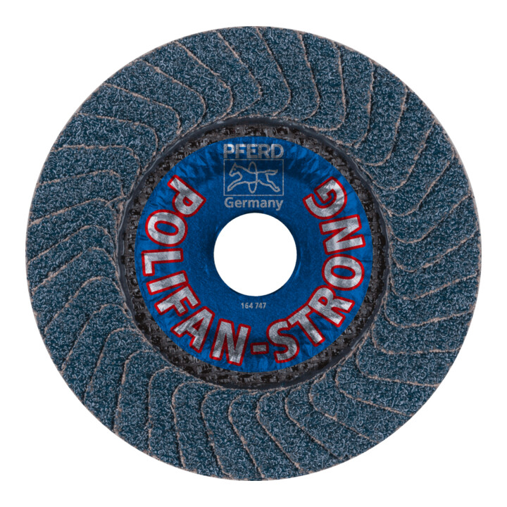 Disque à lamelles Z SGP STRONG STEEL D. 125 mm granul. 36 conique INOX corindon