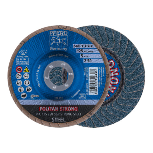 PFERD POLIFAN disque à lamelles PFC SGP ACIER FORTE