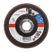 Disque à rabat droit Bosch X571 Best for Metal, tissu de verre