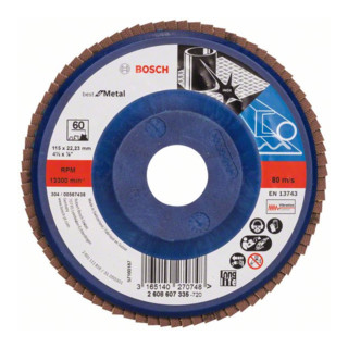 Disque à rabat droit Bosch X571 Best for Metal, plastique