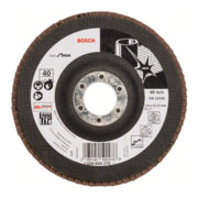 Disque à rabat Bosch X581 Best for Inox, droit