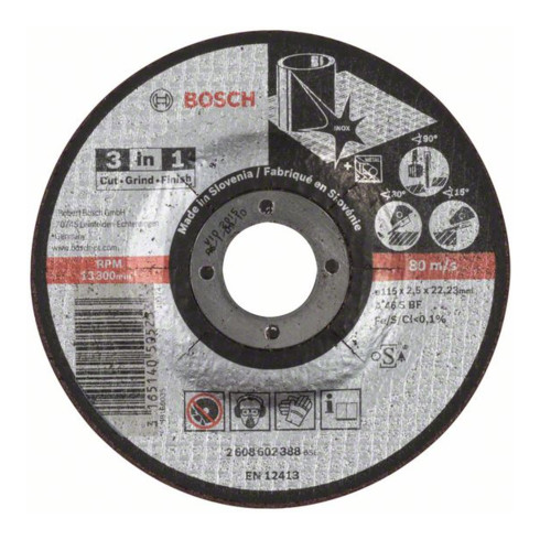 Disque de coupe Bosch 3 en 1 A 46 S BF