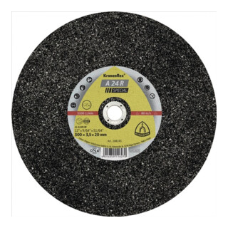 Disque à tronçonner A 24 R Special D350x4mm droite acier perçage 20 mm KLINGSPOR
