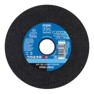 Disque à tronçonner PFERD EHT SGP STEELOX 22,23 mm
