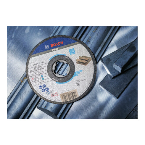 Disque à tronçonner à moyeu déporté Standard for Metal X-Lock Bosch, diamètre 125 mm
