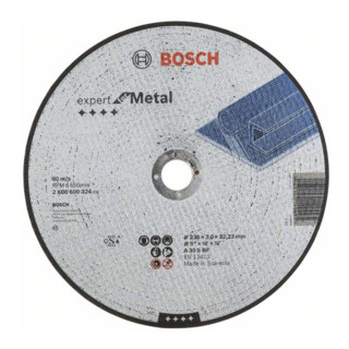 Expert en meules de tronçonnage Bosch pour le métal, droit