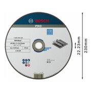 Disque à tronçonner à moyeu plat Expert for Metal A 30 S BF, 230 mm, 3,0 mm-2