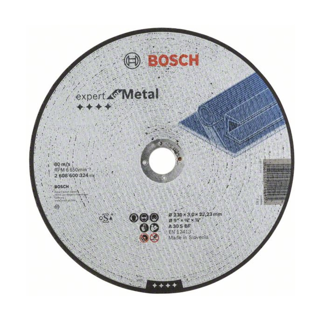 Disque à tronçonner à moyeu plat Expert for Metal A 30 S BF, 230 mm, 3,0 mm