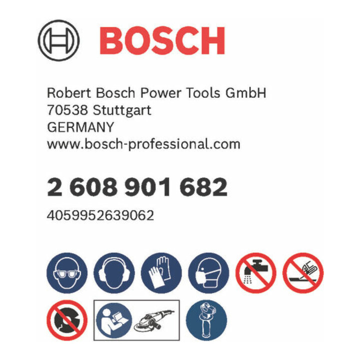 Disque à tronçonner Bosch EXPERT Carbide Multi Wheel, 230 mm, 22,23 mm