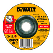 Disque à tronçonner coudé pour métal DEWALT High Performance 2.8 mm
