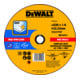 Disque à tronçonner haute performance DEWALT acier inoxydable, plat-1