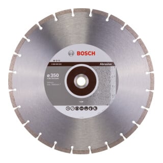 Disque de coupe diamanté standard pour abrasif Bosch 20.00/25.40